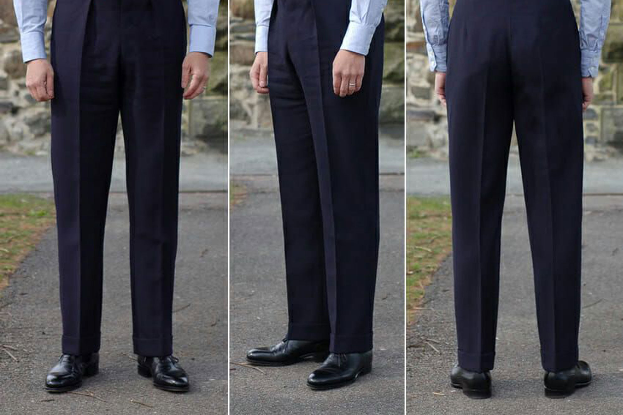This is my favourite hemming choice - just a slight break in the front of  the trouser. It's funny. Once you start l… | Dress shoes men, Hem dress  pants, Dress shoes