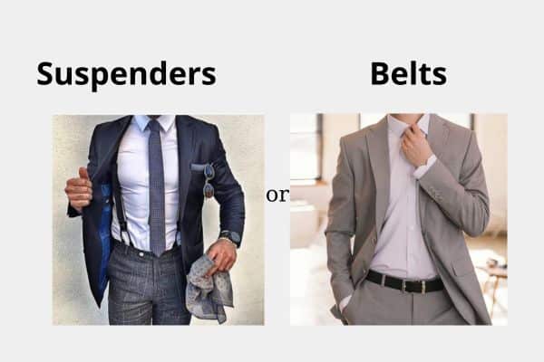 How to Wear Wedding Suspenders