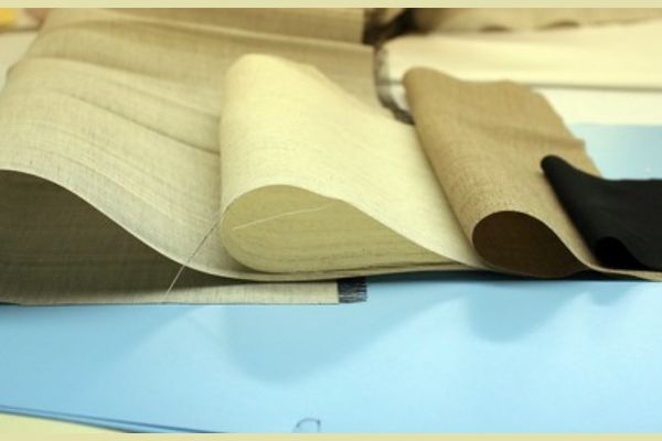 canvas in suit construction